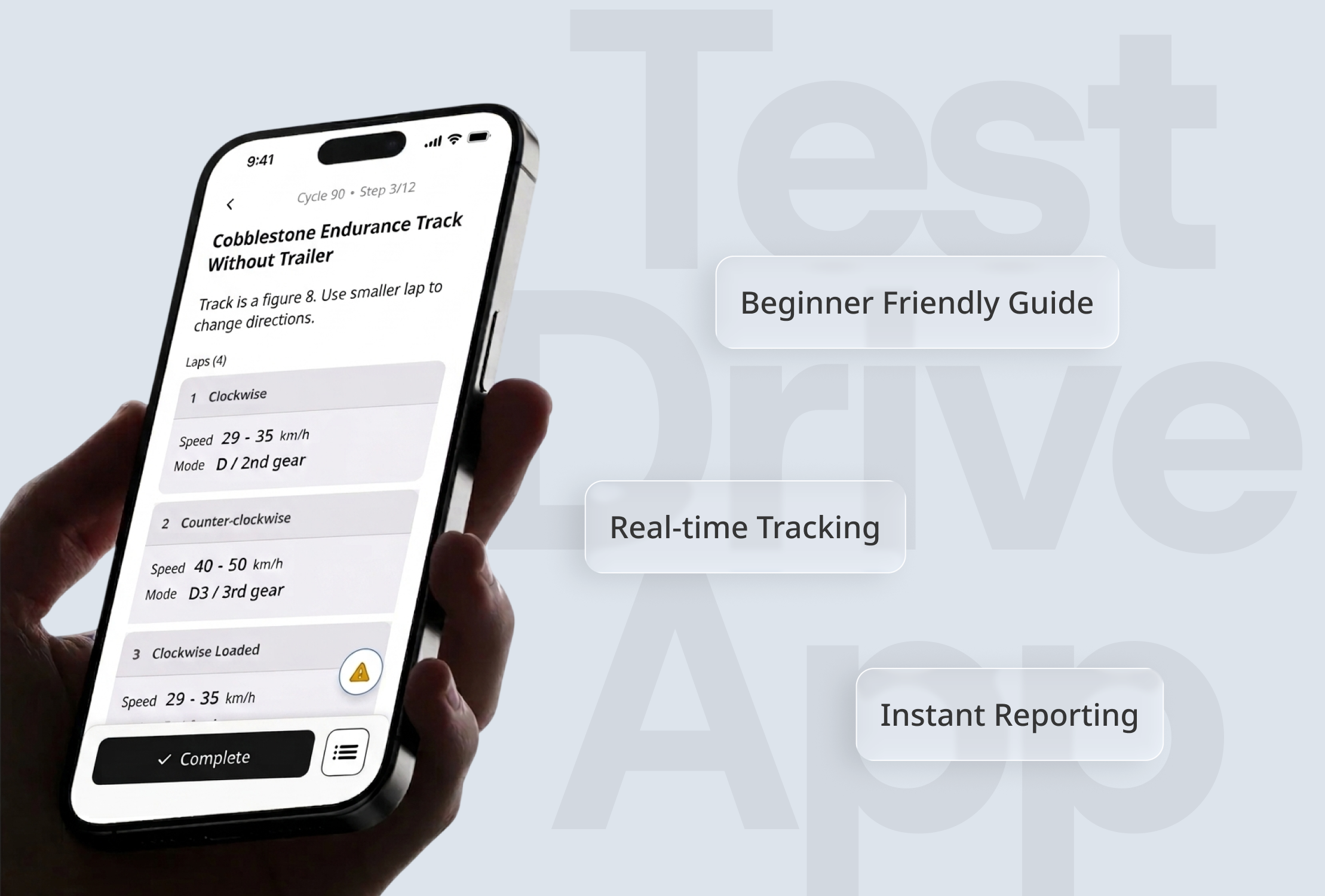 Vehicle Testing App